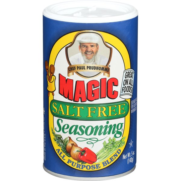 Chef Paul Prudhomme's Magic Seasoning Blends ~ Magic Salt Free Seasoning, 5-Ounce Canister