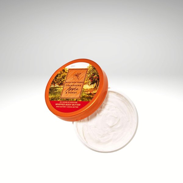 Bath & Body Champagne Apple & Honey Whipped Body Butter, 6.5 oz. / 185 g (Packaging May Vary)