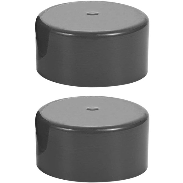 Aifeier ET 1.98 Inch Bearings Buddy Rubber Caps Dust Covers Trailer Wheel Bearing Protector Replacement for Bearing Partner Bra, Gray Bearing Buddy Bras (2 Pack)