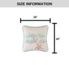 C&F Home 10" Embroidered Salty Kisses Starfish Wishes Petite Size Accent Throw Pillow Decorative Cotton Beach Inspirational Quote Ocean Coastal Small Throw Accent Seashore Pillow Decor Decoration 10 x