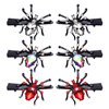 Halloween Spider Hair Clips Sparkle Crystal Spider Hairpins Rhinestone Long Alligator Clips for Women Girls Halloween Party Hair Accessory