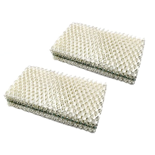 HQRP 2-pack Humidifier Wick Filter Replacement for Sears Kenmore 14909, 14912, 32-14912, 42-14912, Emerson Essick Air AIRCARE HDC-2R & HDC-411, BestAir E2R