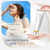 Moisturizing Finish Sunscreen，SPF 50+，Face & Body Universal Sunscreen, Broad Spectrum Protection, Lightweight and Non-Whitening, Travel-Friendly 50ml
