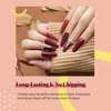 beetles Brown Gel Polish, 1Pcs 15ml Maroon Red Gel Nail Polish Dark Red Gel Polish Deep Burgundy Nail Polish, Manicure Salon DIY UV Lamp Soak Off at Home