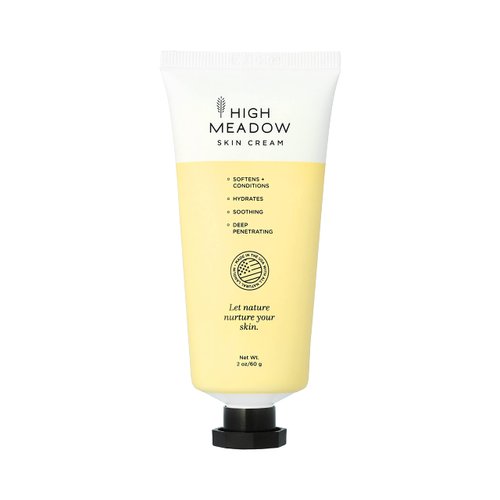 High Meadow Lanolin Skin Cream - Deep Hydration Formula for Soft, Radiant Skin Care-Repairs Dry and Cracked Skin on Hands, Feet & Elbows - Multi-Purpose Soothing Lotion - 2.0 Oz Unscented Moisturizer