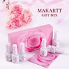 Makartt Jelly Gel Nail Polish Kit 6 Color 8ml Light Baby Hot Pink Red Translucent Soak Off Nail Gel Polish Crystal Glitter Korean Spring Color Wedding Diy At Home