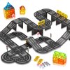 W WISE BLOCK Magnetic Tiles, 24PCS Magnetic Blocks Road Set, STEM Road Magnetic Building Tiles Construction, Educational Magnets Tiles Toys for Boys Kids Toddlers Ages 3 4 5 6 7 8 9+ Year Old Gifts