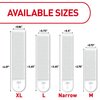 Command Narrow Picture Hanging Strips, Damage Free Hanging Picture Hangers, No Tools Wall Strips for Living Spaces, 12 White Adhesive Strip Pairs. Easy to Open Packaging (24 Strips)