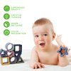Haakaa Baby Silicone Shape Puzzle, Baby Stacking Toys & Teething Toys, Silicone Stacking Blocks Montessori Toys for 3M+ Babies, BPA-Free. Starlight.