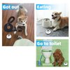 KABUDA 2 Pack Dog Doorbells, Dog Training Bells for Go Outside Potty Training Bell Communication Device, Adjustable Strap Door Bell, Dog Bells Puppy Training Bell with Free Whistle