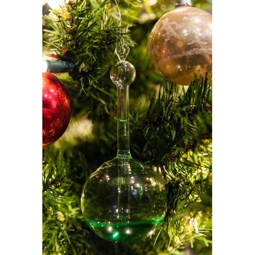 Glassic Gifts® Hanging Goethe Weather Ball Barometer Glass Ornament