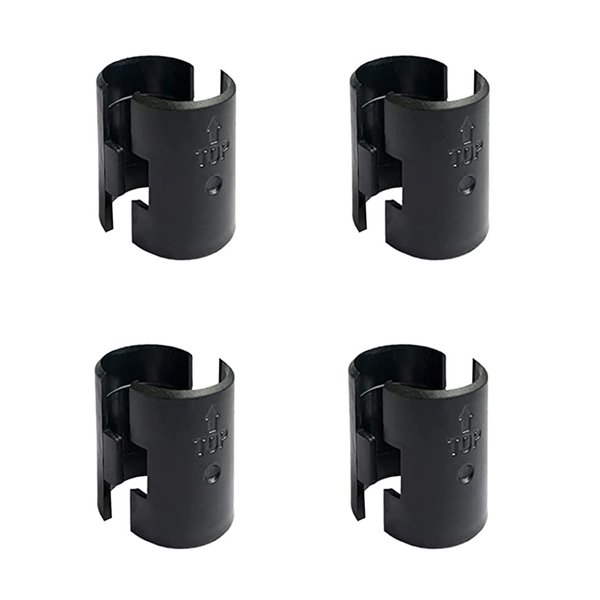 Wire Shelf Clips Shelving Sleeves - 8 Pack Shelf Lock Clips for 1" Post- Shelving Sleeves Replacements for Wire Shelving System