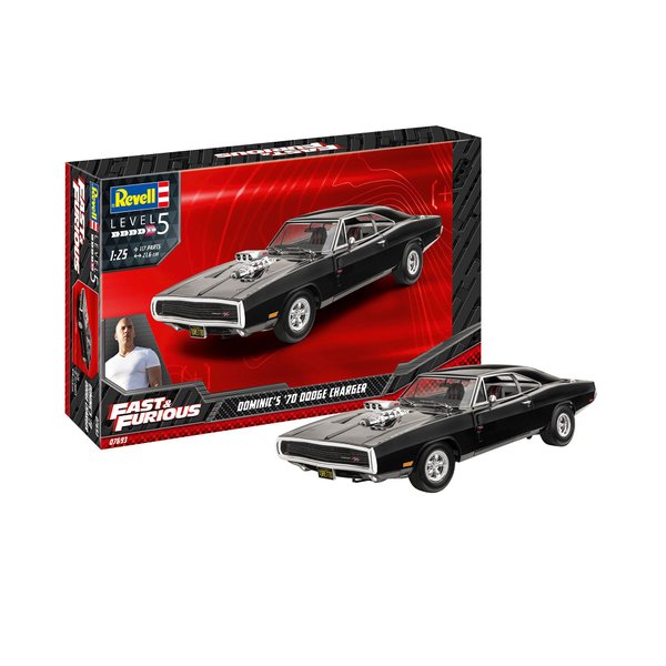 Revell Fast & Furious Dom's 1970 Dodge Charger 1:25 Car Model Kit