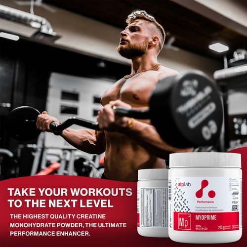 ATP LAB | Myoprime 210g Organic Raspberry Flavour | Myoprime is an Advanced creatine Formulation