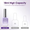 Gellen Purple Gel Polish 18ml, Dark Purple Gel Polish U V Cure Soak Off Gel Nail Polish, Lavender Gel Nail Polish for DIY at Home Salon, Color No.470