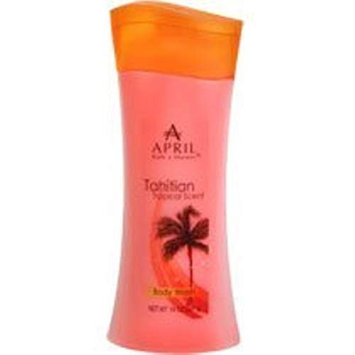 April Bath & Shower Tahitian Tropical Scent Body Wash, 14 Oz