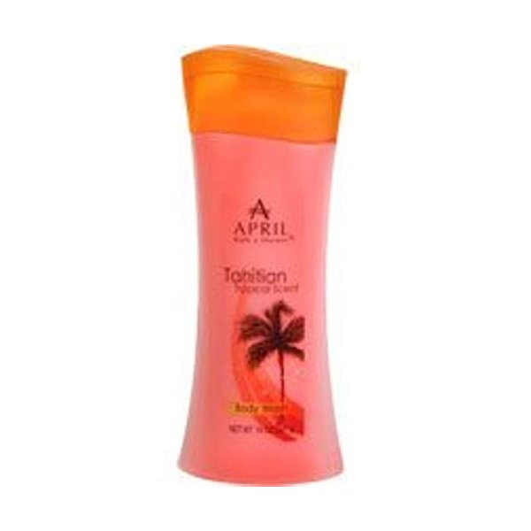 April Bath & Shower Tahitian Tropical Scent Body Wash, 14 Oz