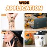 Cheerland 108pcs Rose Gold Black Boho Halloween Tattoos with Moon Phase Butterfly Skeleton Stay Wild Moon Child Cup Stickers Temporary Tattoos for Kids Birthday Party Decorations Favors
