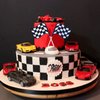 24Pcs Checkered Flag Cupcake Toppers,Glitter Race Car Cake Decorations, Black and White Racing Flags Cupcake Picks for Car Theme Party Supplies Baby Shower Kids Boys Birthday Party Supplies