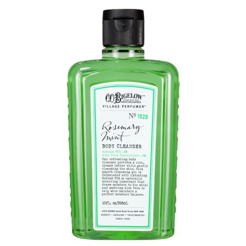 C.O. Bigelow Apothecary Duo, Rosemary Mint Body Care Gift Box with Body Soap & Lotion, Gift Set of Two - Moisturizing Lotion & Liquid Body Wash for Dry Skin - 10fl oz Each
