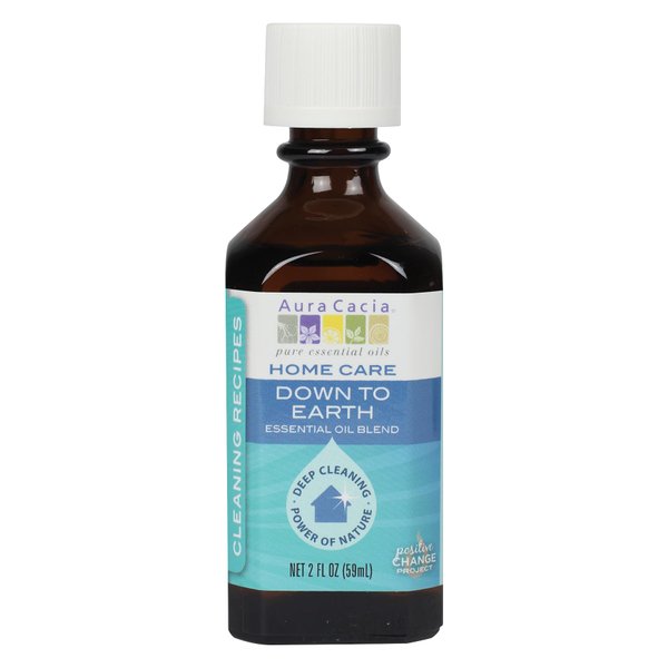 Aura Cacia Down To Earth Essential Oil Blend for Home Care, 2 Fluid Ounce