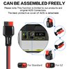 14AWG Solar Extension Cord YACSEJAO 4.9FT 45A Battery Adapter Cable Connector Adapter for Solar Generator Portable Power Station