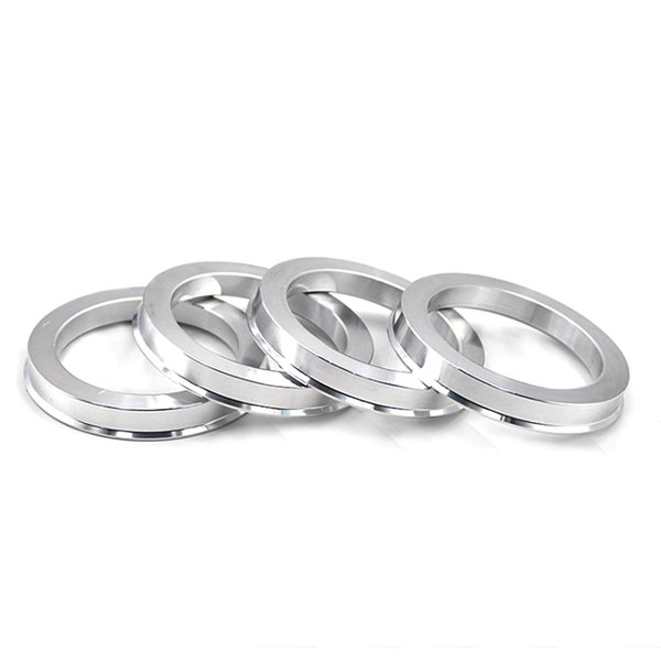 DCVAMOUS Alloy Aluminum Wheel Hub Centric Rings 73.1 to 54.1, Set of 4 Hubcentric Rings - Performance Spigot Hubrings for 54.1mm Vehicle Hub with 73.1mm Center Bore Rims Compatible with Toyota Mazda
