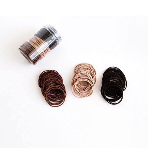 100 Pieces Soft Thick Seamless Cotton Hair Ties, Ponytail Scrunchies Head bands No Damage Crease for Women Girls Ponytail Holder, Hair Elastics and Ties, Hair Accessories