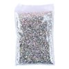 7200pcs Flatback Crystal Rhinestones Half Round Glue Fix Rhinestone for Crafts Nail Art（Crystal AB,SS6/1.9-2.1mm