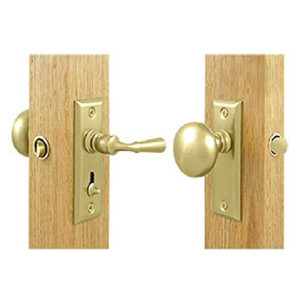 Deltana SDLS480U3 Solid Brass Storm Door Latch with Rectangular Rose