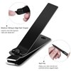 TTKLYN Nail Clippers Set - 4-Piece Stainless Steel Kit for Fingernails and Toenails, Premium Manicure Tools Suitable for Both Men and Women - Black