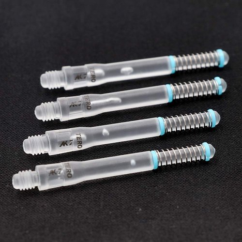 CUESOUL 4 pcs TERO AK7 Dart Shafts Built-in Spring Telescopic for Steel Tip Darts and Soft Tip Darts