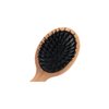 Leadigol Wooden Handle Hair Brush, Scalp Massage Hair Brush Air Cushion Comb Durable Hair Styling Tool Portable Bristle Hair Comb for Women Men(brown)