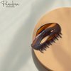 Parcelona French Swift Tortoise Shell Celluloid Covered Spring Medium Jaw Hair Claw Clip Clamp
