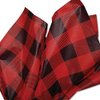Lumberjack Tissue Paper (Red Buffalo Plaid) for Christmas, 24 Sheets