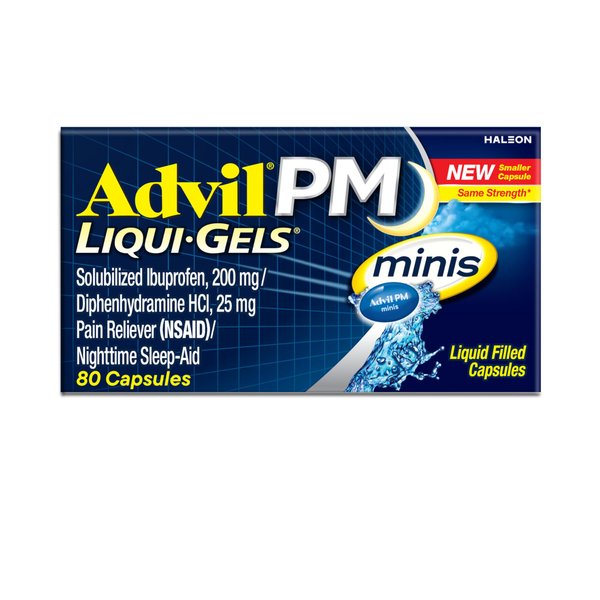 Advil PM Liqui-Gels Minis, 80 Liquid Filled Capsules