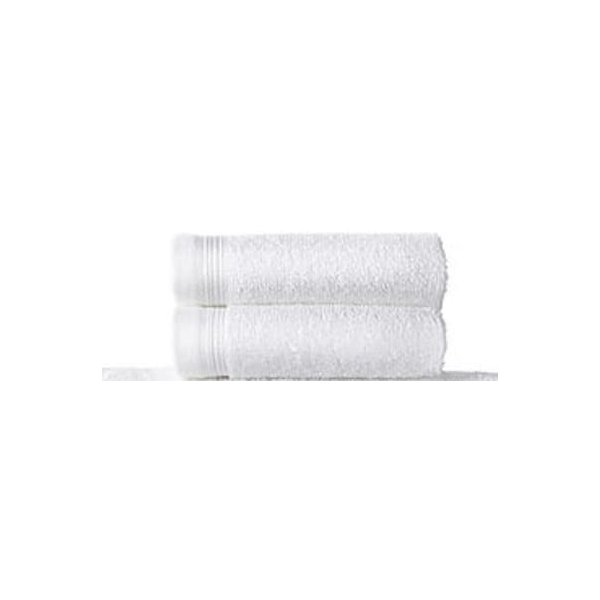 Pure White Cotton Hand Towels Set of 2 16X30 in