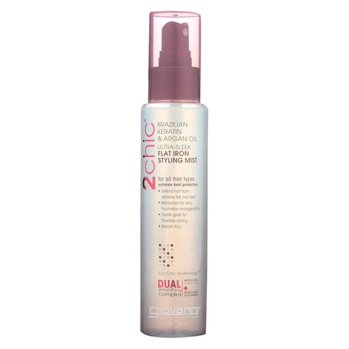 Brazilian Keratin & Argan Oil Flat Iron Styling Mist 4 fl Ounce Liquid