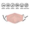 3 Pack 3-Layer Fashion Protective, Reusable Cotton Fabric, Unisex Black Cotton, Washable with Air Port for Carbon Filter