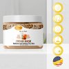SPA REDI - Body and Foot Cream Mask, Milk and Honey, 16 Oz - Pedicure Massage for Tired Feet and Body, Hydrating, Fresh Skin - Infused with Hyaluronic Acid, Amino Acids, Panthenol, Comfrey Extract