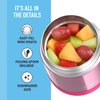 THERMOS FUNTAINER Insulated Food Jar – 10 Ounce, Pink – Kid Friendly Thermos Food Jar with Foldable Spoon