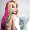 AHIER 23 Packs Hair Dye Coloring Kit, Include hair Dye Brush and Bowl Set, Hair Highlight Cap Kit, Ear Cover, Gloves, Shawl, Shower Cap for DIY Salon Hair Coloring Dye Tools