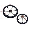 Marine Boat SS304 Steering Wheel with Black Sleeve 6 Spoke 15 1/2"