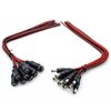 ThePoEstore 10 Pairs DC Power Cable 12v 5a Plugs Male Female Connectors，12 Volt dc Power Connector (5.5mm x 2.1mm 12vdc 18 AWG DC Power Pigtail Cable Wire by,for CCTV Security Camera and Lighting