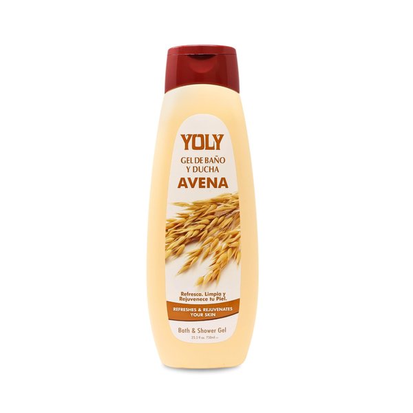 YOLY Oatmeal Body Wash - Daily Moisturizing, For Dry & Sensitive Skin, Refreshing & Rejuvenating, 25.3 Fl Oz
