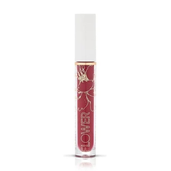 Flower Beauty Miracle Matte Liquid Lip Color - Vividly Bold & Creaseless Matte Liquid Lipstick, Comfortable All Day High Impact Makeup Color (Merlot Kiss)