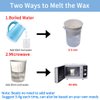 Nose Wax Kit Men 100g Wax, 30 Applicators (15 Times)|Nose Hair Removal Lasting Kit from CoFashion|Nose Hair Wax Kit for Men|Painless Quick & Easy Hair Removal Kit |15 Mustache Guards |15pcs Cups