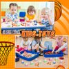Blosssound 36 Pcs Mini Basketball Games Party Favors Includes 18 Handheld Finger Basketball Shooting Games 18 Small Soft Foam Basketball Stress Balls Classroom Rewards Basketball Sports Party Supplies