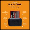 HERBOGANIC Black Soap with Cocoa Butter and Vitamin E | Natural Bar Soap for Face and Body | Relaxing and Nourishing | Gentle for Men and Women | 5 Oz (Pack of 6)…