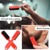 Domensi 60 Pcs Barber Clipper Brush Bulk Barber Blade Cleaning Brush Hair Clipper Cleaner Barber Fade Brush Clipper Cleaning Brush Hair Styling Brush Tool for Haircut, Barbers Supplies, Black and Red